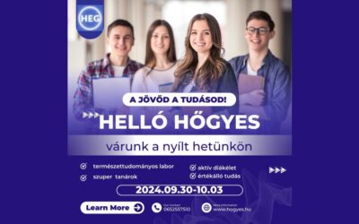 „Helló Hőgyes!” címmel nyílt hét a gimnáziumban