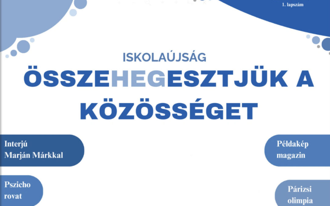 Iskolaújság – 2024/2025. tanév 1. szám